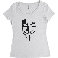 Anonymous Women's Triblend Scoop T-shirt | Artistshot