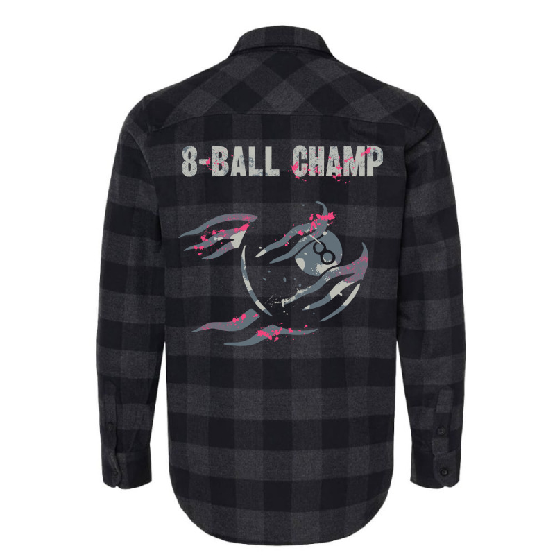 8ball Champion Billiards Snooker Player Flannel Shirt | Artistshot