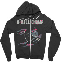 8ball Champion Billiards Snooker Player Zipper Hoodie | Artistshot