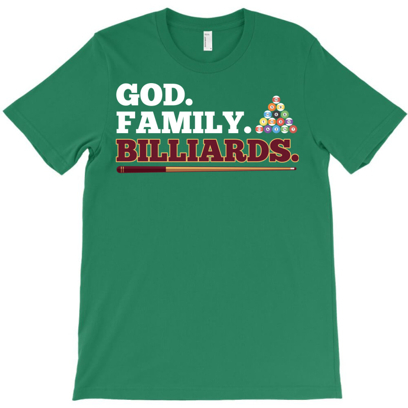 God Family Billiards Pool Player Design T-shirt | Artistshot