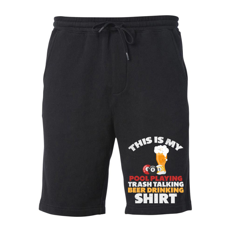 Pool Player Cue Game Sports Billiard Players 5 Fleece Short | Artistshot