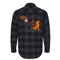 Dinosaur Pool Flannel Shirt | Artistshot