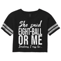 Eightball Funny Sports Gift Scorecard Crop Tee | Artistshot