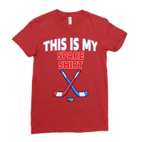 This Is My Shape Funny Hockey Ladies Fitted T-shirt | Artistshot