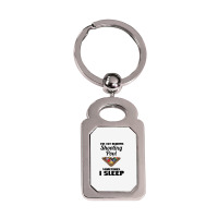 Billiards Im Not Always Shooting Pool Silver Rectangle Keychain | Artistshot