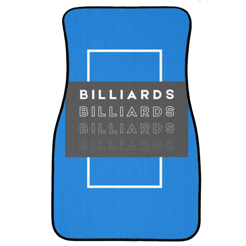 Billiards Billiards Front Car Mat | Artistshot