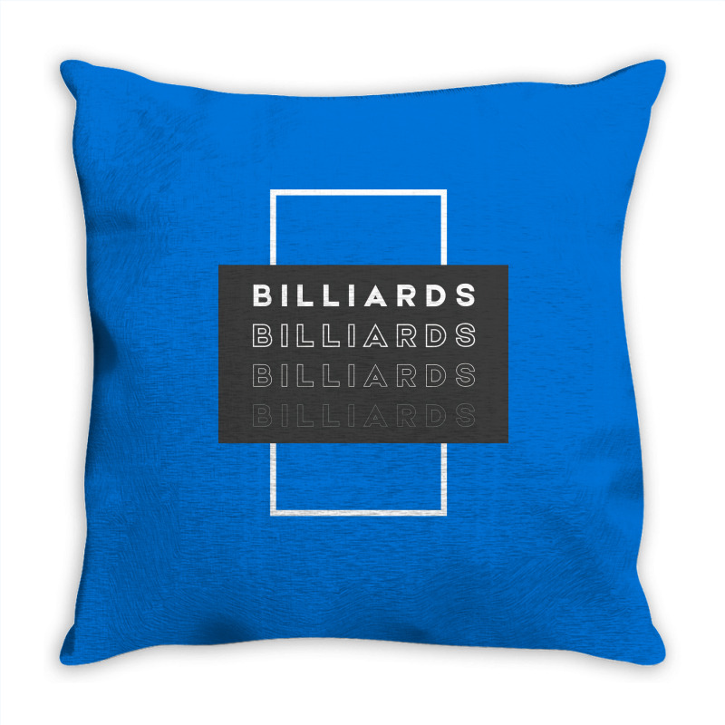 Billiards Billiards Throw Pillow | Artistshot