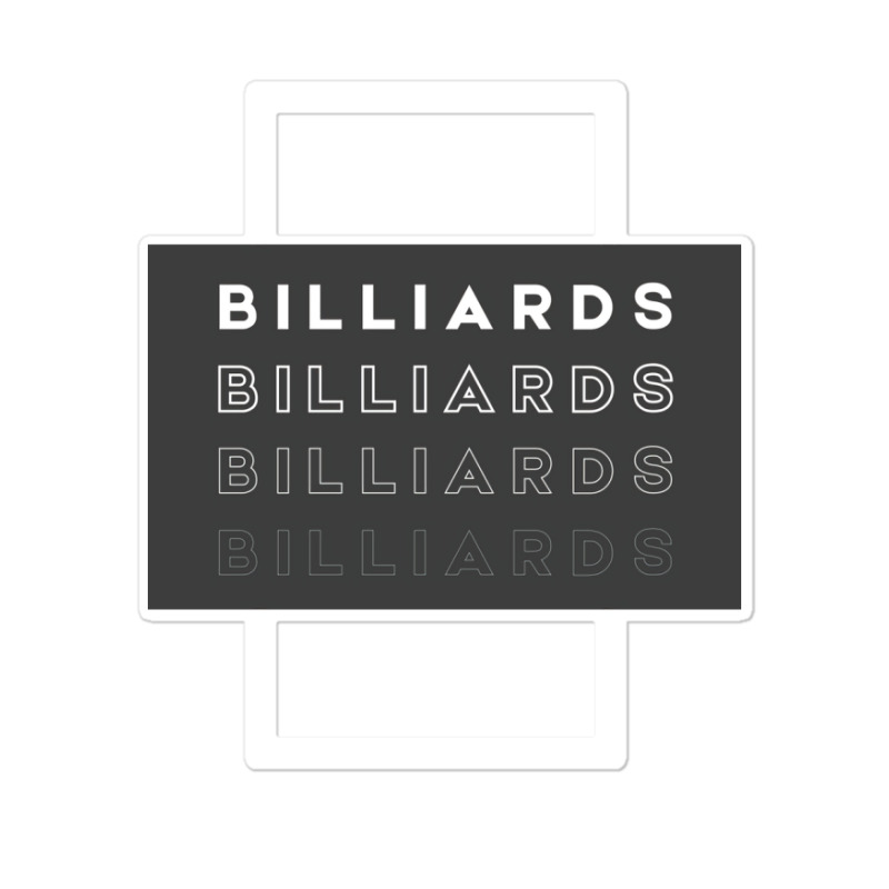 Billiards Billiards Sticker | Artistshot