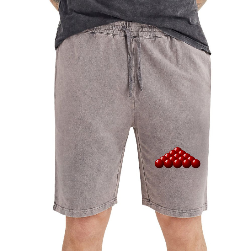 Red Billiards Vintage Short | Artistshot