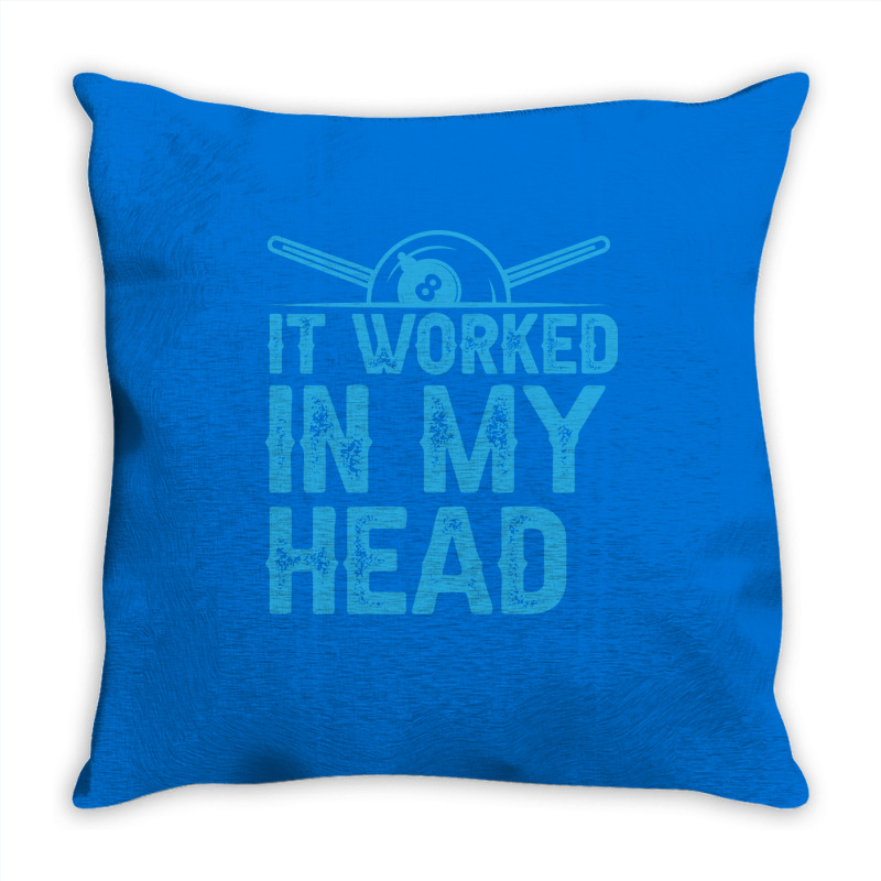 Billiards Funny Pool Quote Throw Pillow | Artistshot