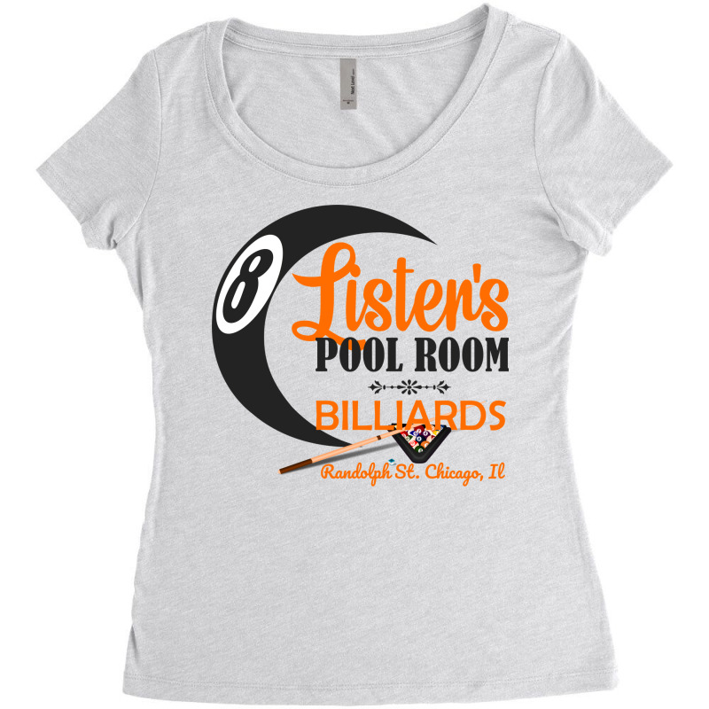 A Game Of Pool From The Zone Women's Triblend Scoop T-shirt by raposaounk | Artistshot