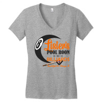 A Game Of Pool From The Zone Women's V-neck T-shirt | Artistshot