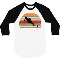 Billiards Retro Sunset Design 3/4 Sleeve Shirt | Artistshot