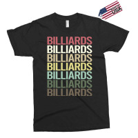 Colorful Text Billiards 1 Exclusive T-shirt | Artistshot