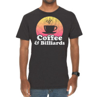 Coffee And Billiards Vintage T-shirt | Artistshot