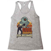 Cool Grandpas Play Billiards Retro Grandpa Gift Racerback Tank | Artistshot