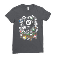 Billiard 1 Ladies Fitted T-shirt | Artistshot