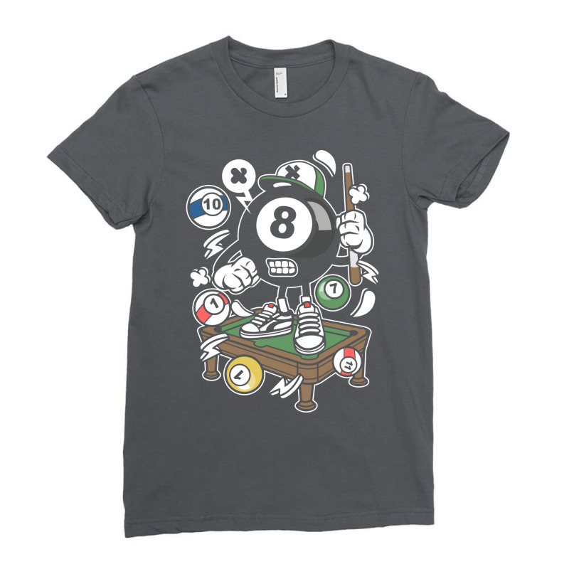 Billiard 1 Ladies Fitted T-Shirt by kimenotadl | Artistshot