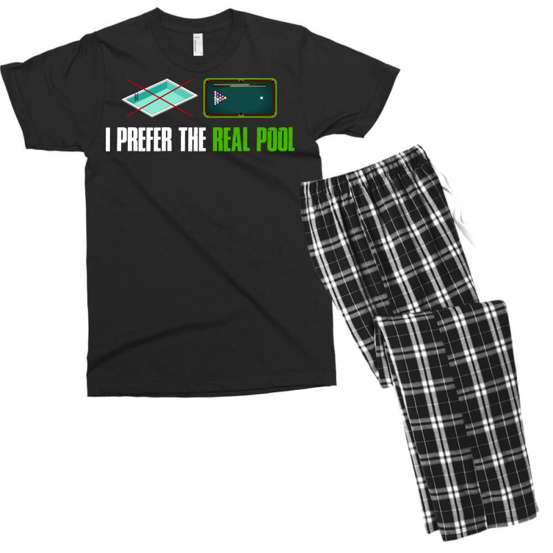 Funny Billiards Funny Billiards Gift Men's T-shirt Pajama Set | Artistshot