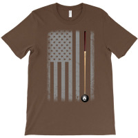 Billiard American Flag Eight Ball Stick T-shirt | Artistshot