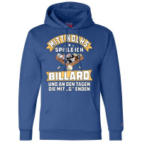 On Wednesdays I Play Billiards Champion Hoodie | Artistshot