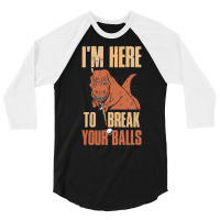 Im Here To Break Your Balls Funny Billiards Gift 1 3/4 Sleeve Shirt | Artistshot