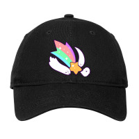 Pastel Shooting Star Ghosts Adjustable Cap | Artistshot