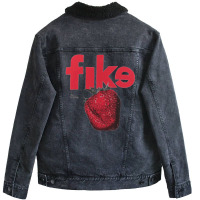 Fike Dominic Unisex Sherpa-lined Denim Jacket | Artistshot