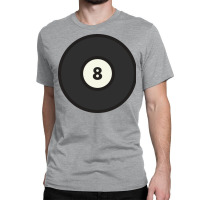 Black Eight 8 Ball Pool Illustration Classic T-shirt | Artistshot