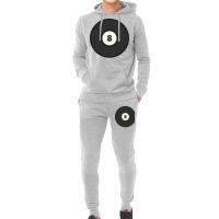 Black Eight 8 Ball Pool Illustration Hoodie & Jogger Set | Artistshot