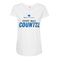 Every Ball Counts Maternity Scoop Neck T-shirt | Artistshot