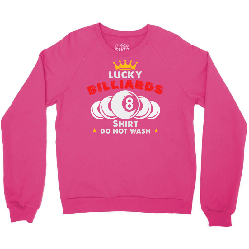 Pool Player Lucky Billiards Crewneck Sweatshirt | Artistshot