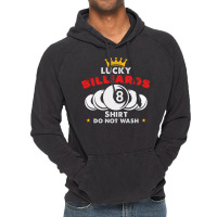 Pool Player Lucky Billiards Vintage Hoodie | Artistshot