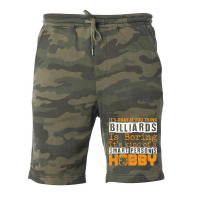 Its Okay If You Think Billiards Fleece Short | Artistshot