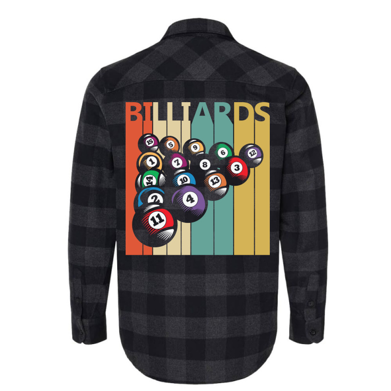 Vintage Billiards Lover Gift Flannel Shirt | Artistshot