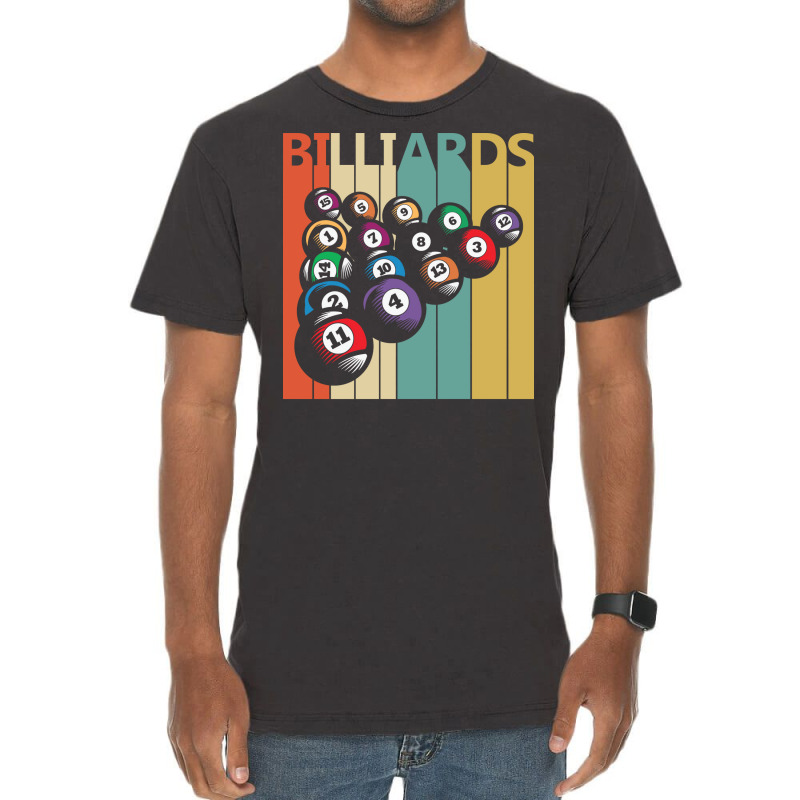 Vintage Billiards Lover Gift Vintage T-shirt | Artistshot