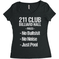 Seattle Pool Players Gift Old School Billiards Poo Women's Triblend Scoop T-shirt | Artistshot