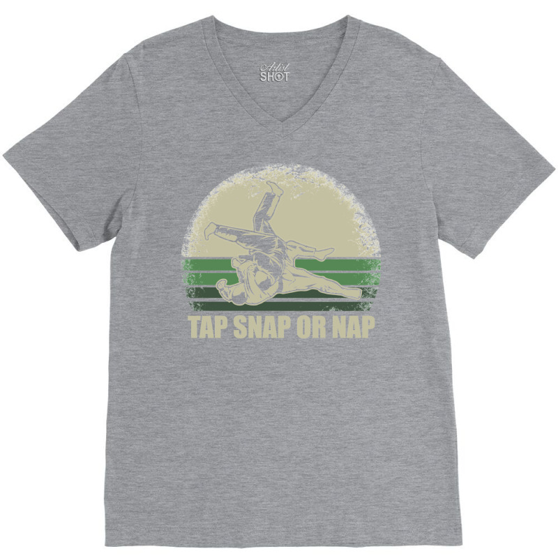 Jiu Jitsu Nap V-Neck Tee by risminstotnai | Artistshot