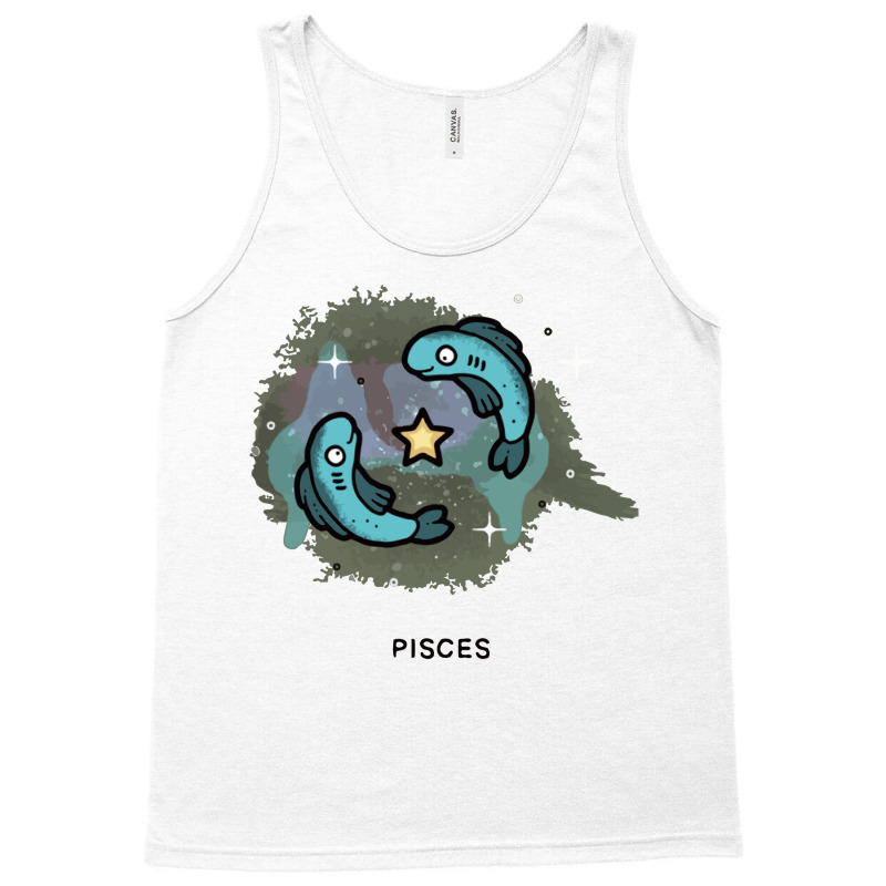 Pisces Tank Top by MilaArt. | Artistshot