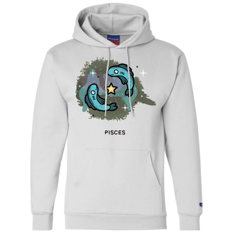 Pisces Champion Hoodie by MilaArt. | Artistshot