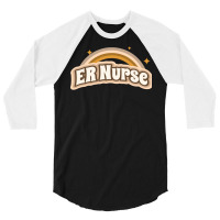 Gift Idea For Emergency Nurse Er Nurse Emergency R 3/4 Sleeve Shirt | Artistshot