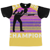 Bank Pool Champion Retro Billiards Graphic T-shirt | Artistshot