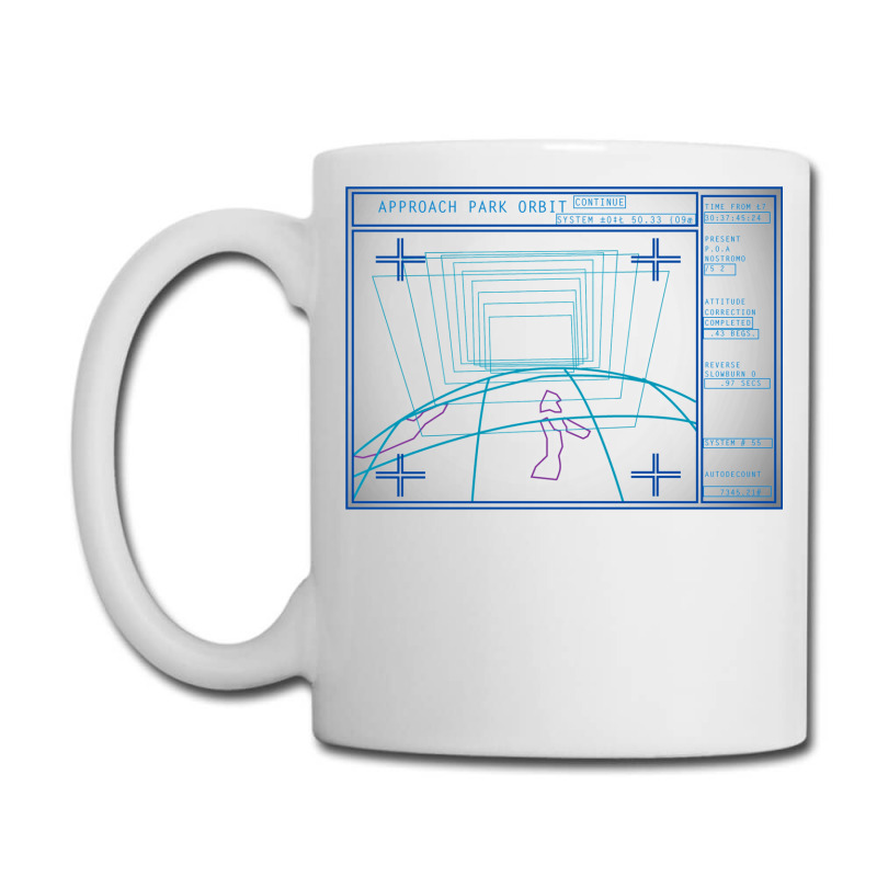 Alien (1979) Mother Muthur Descent Trajectory Coffee Mug | Artistshot