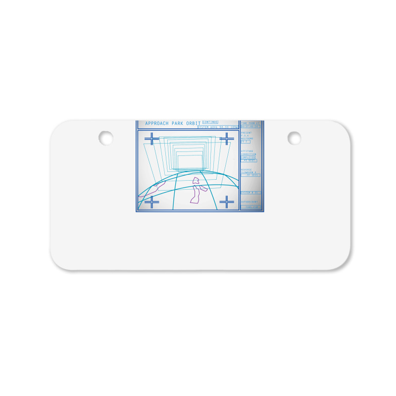 Alien (1979) Mother Muthur Descent Trajectory Bicycle License Plate | Artistshot