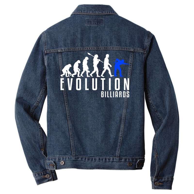 Billiards Evolution 3 Men Denim Jacket | Artistshot