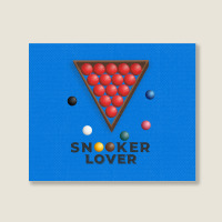 Snooker Ball Design 2 Landscape Canvas Print | Artistshot