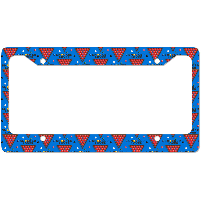 Snooker Ball Design 2 License Plate Frame | Artistshot