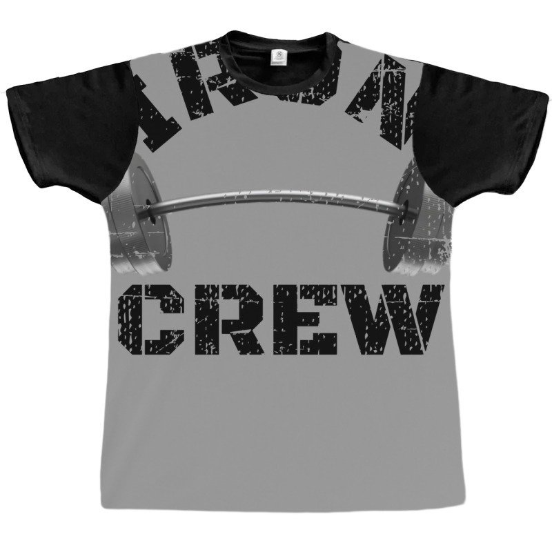 Iron Crew Barbell Bodybuilding 1 Graphic T-shirt | Artistshot