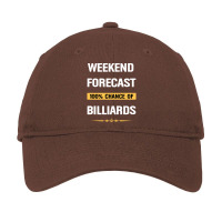 Weekend Forecast Billiards Billiard Pool Adjustable Cap | Artistshot