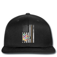 Billiards American Flag Billiard Pool Player Printed Hat | Artistshot